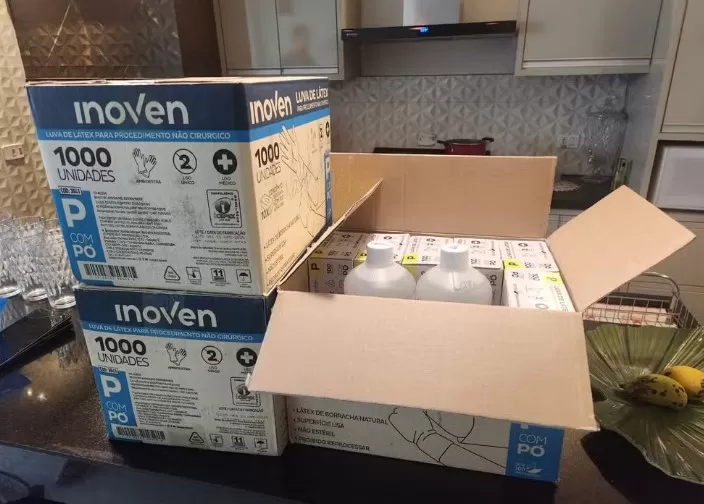 Produtos apreendidos na casa de servidor da Semusa em Porto Velho — Foto: Divulgação