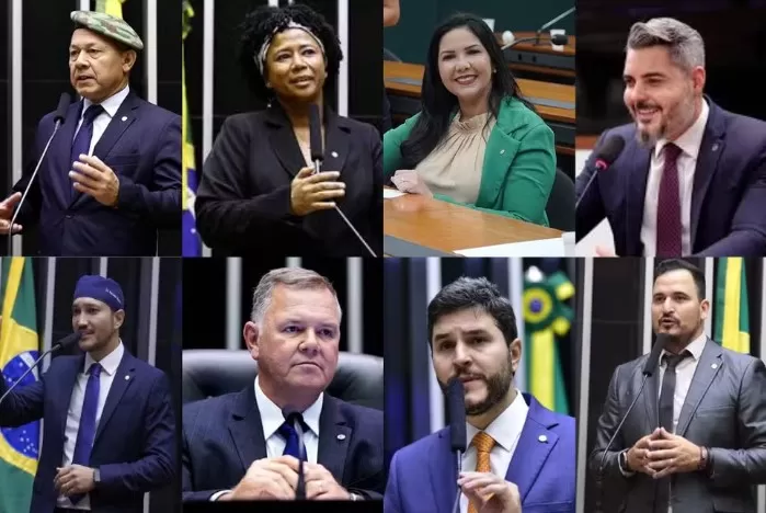 Deputados federais de RO — Foto: Câmara dos Deputados