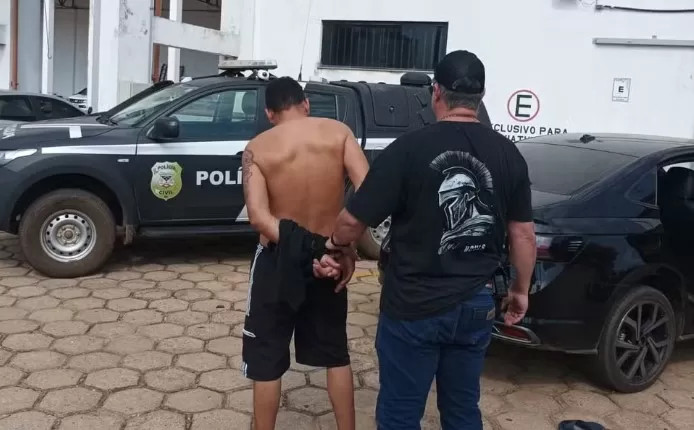 Suspeito de espancar a ex-namorada é preso em RO — Foto: Polícia Civil/Divulgação