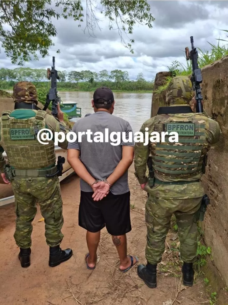 Ação conjunta entre Brasil e Bolívia prende foragido por tráfico na região de fronteira