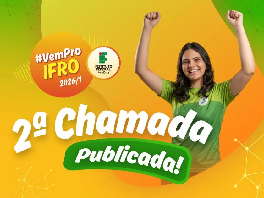 IFRO publica segunda chamada do PSU 2026/1 e convoca para matrícula