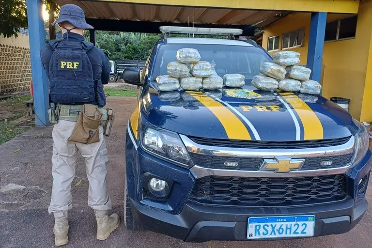 PRF em Rondônia apreende 15 kg de skunk na BR-364
