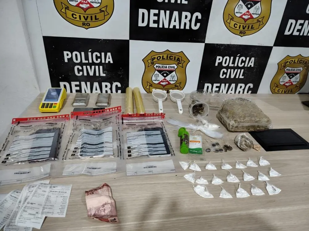 Irmãos são apreendidos com drogas durante Operação Desarme em Porto Velho