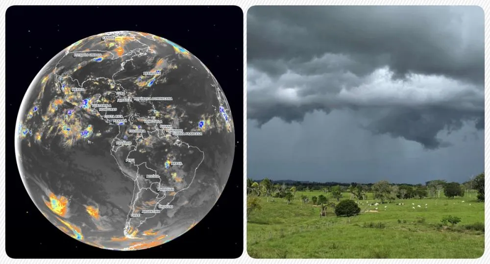 Rondônia tem previsão de chuva e tempestades entre quarta e quinta-feira