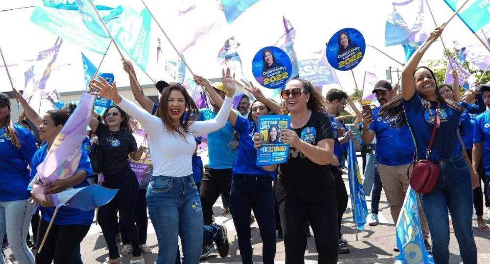 Cristiane Lopes reúne multidão no Pit Stop da Cris em Porto Velho