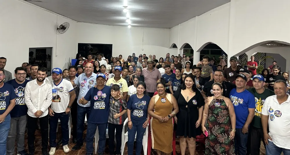Deputado Ismael Crispin cumpre agenda produtiva com caminhada e grande reunião em Costa Marques